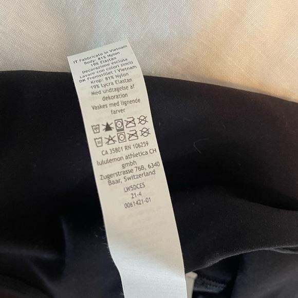 LULULEMON black Align high rise pants 25” with side pockets size 6 NWT - Picture 6 of 10